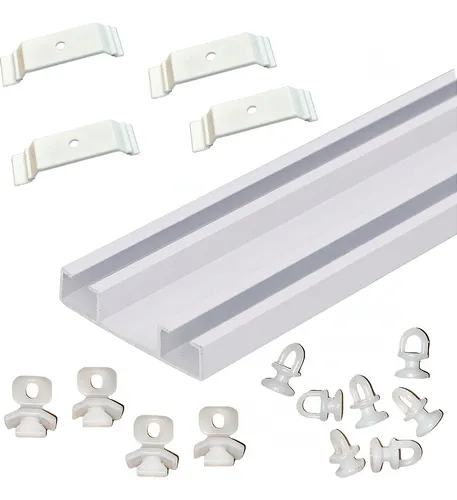 suporte para trilho de cortina