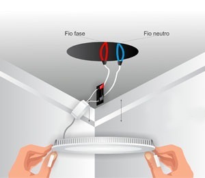 como instalar um plafon