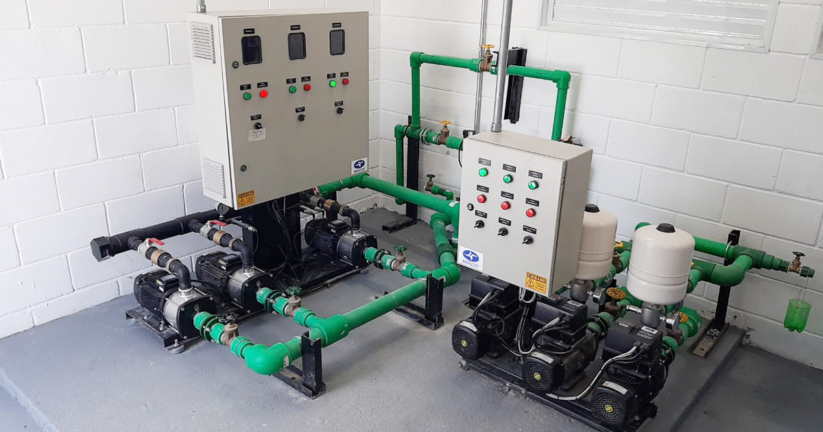 como instalar um pressurizador de água