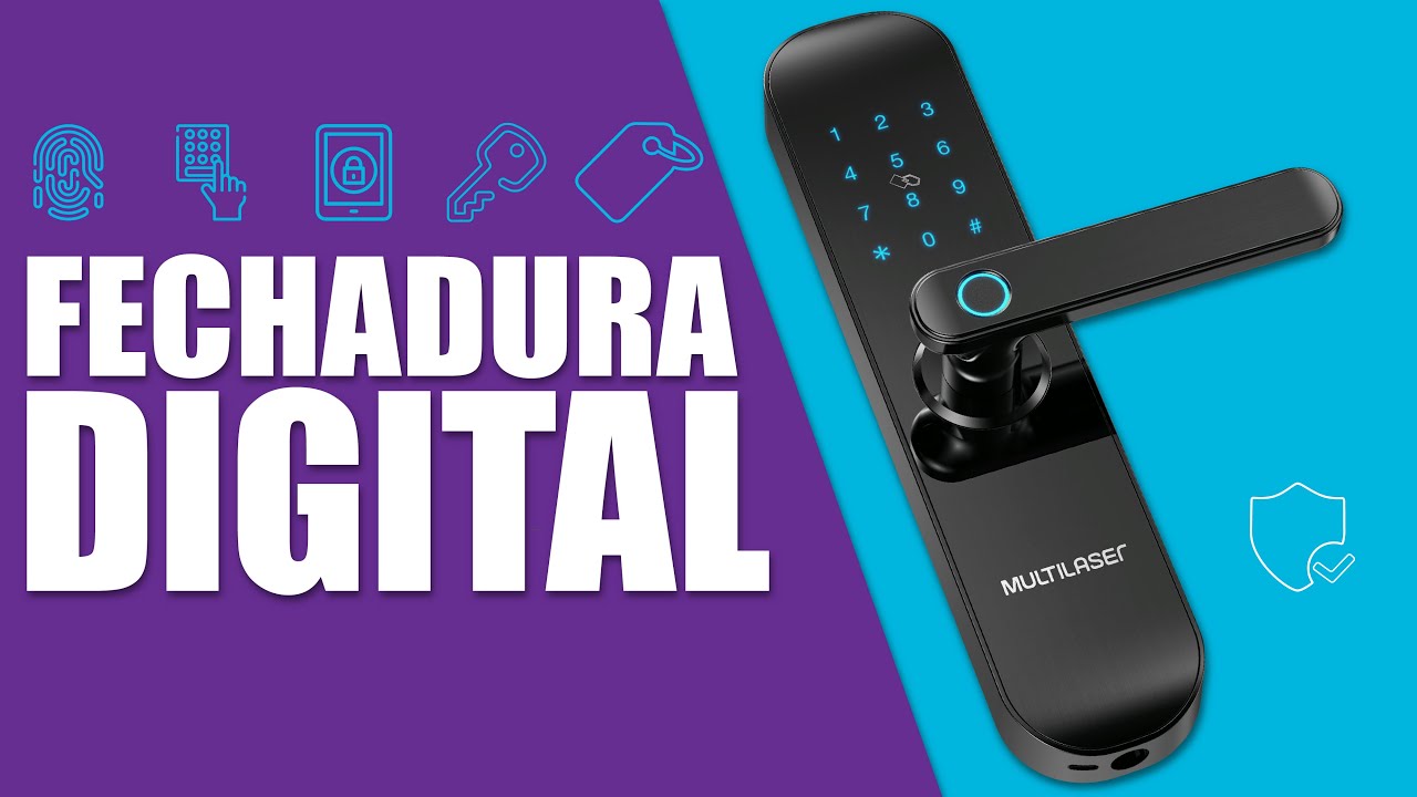 como instalar uma fechadura digital