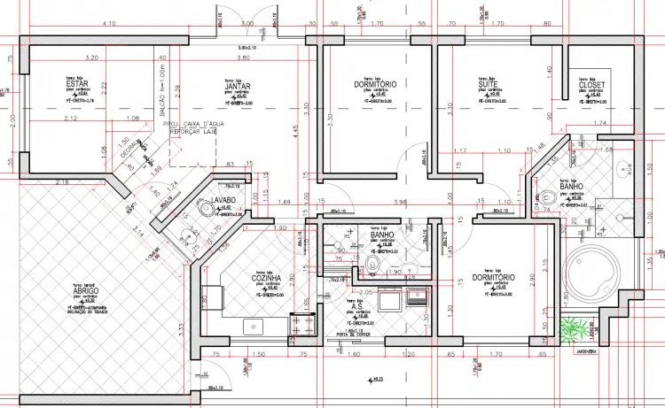 10 Símbolos Comuns em Plantas Baixas e o Que Significam