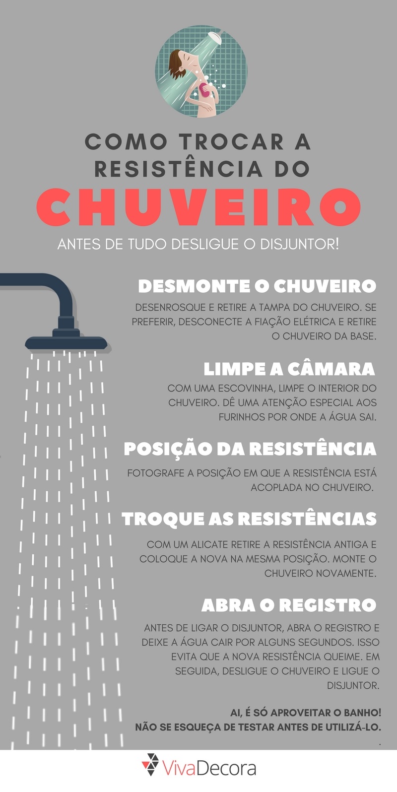 Como Evitar o Acúmulo de Calcário no Chuveiro