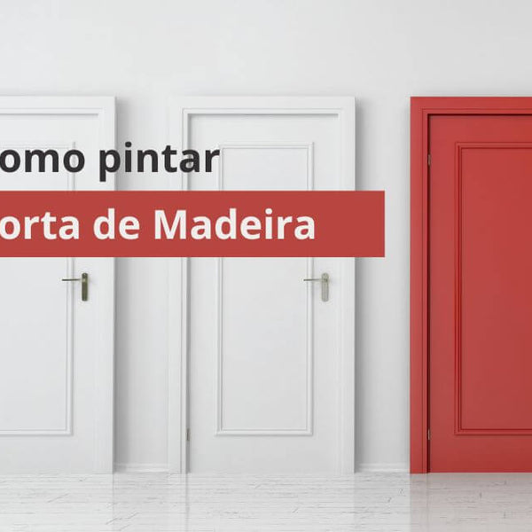 como pintar uma porta de madeira