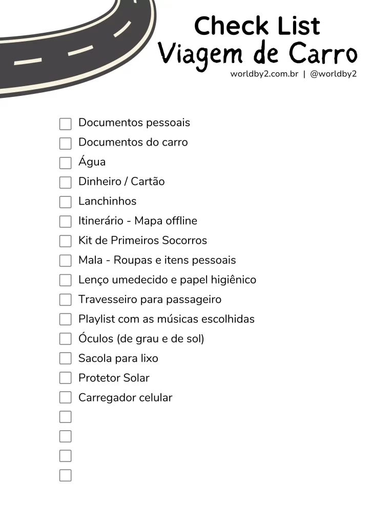 segurança em viagens de carro