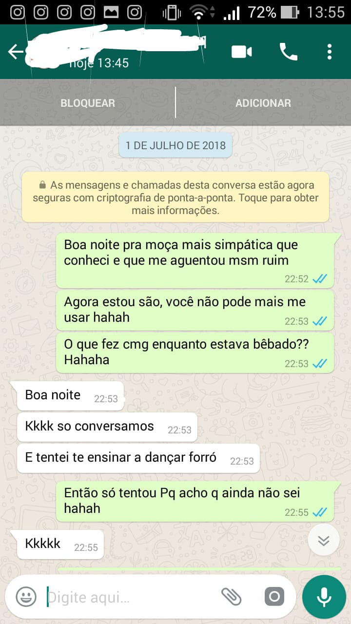 como puxar assunto por mensagem