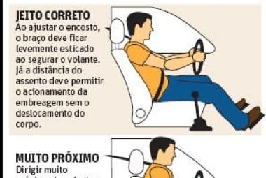como regular o banco do motorista corretamente