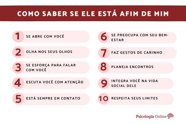 como saber se ele esta afim de mim