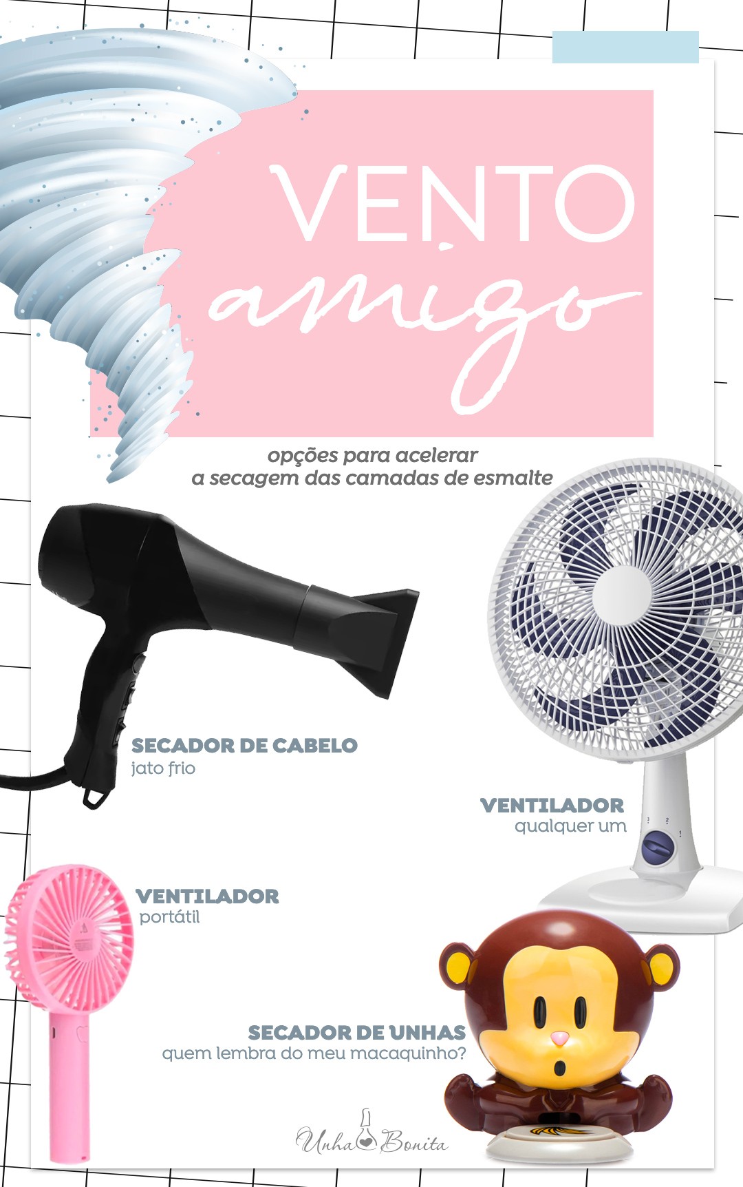 erros comuns ao tentar secar esmalte rápido