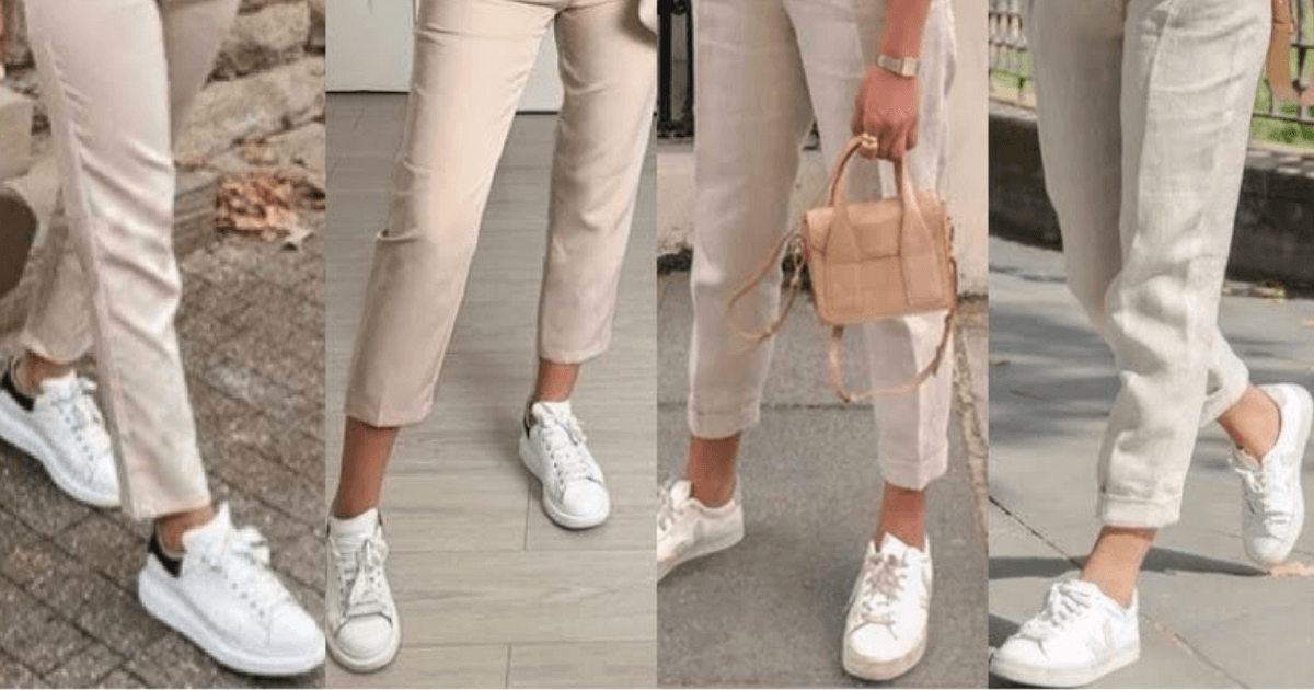 como usar meia invisível com tênis branco