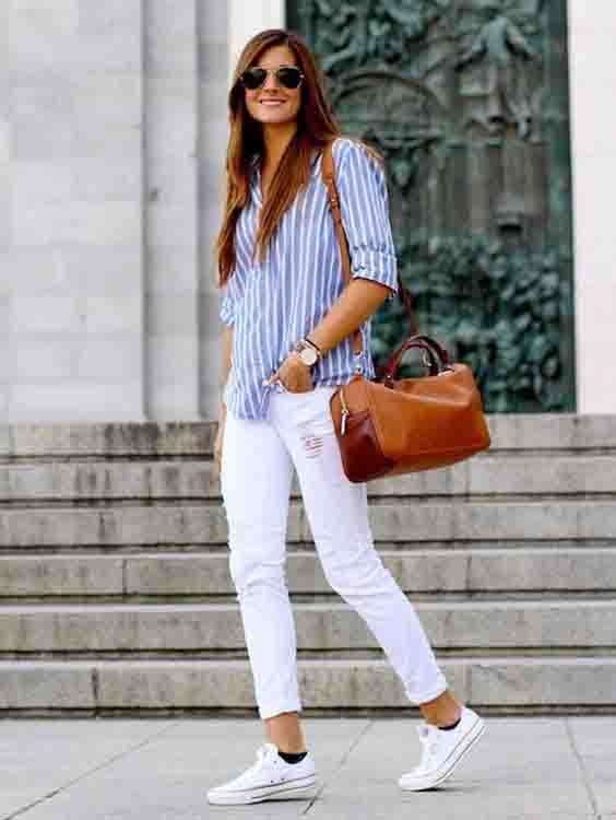 looks com calça branca inverno