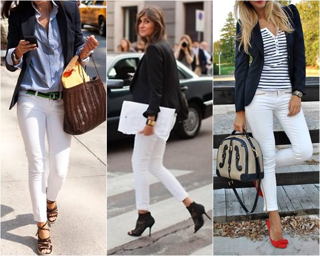looks com calça branca verão