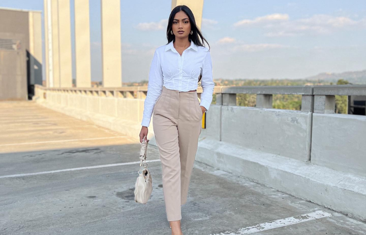 como usar calça social feminina