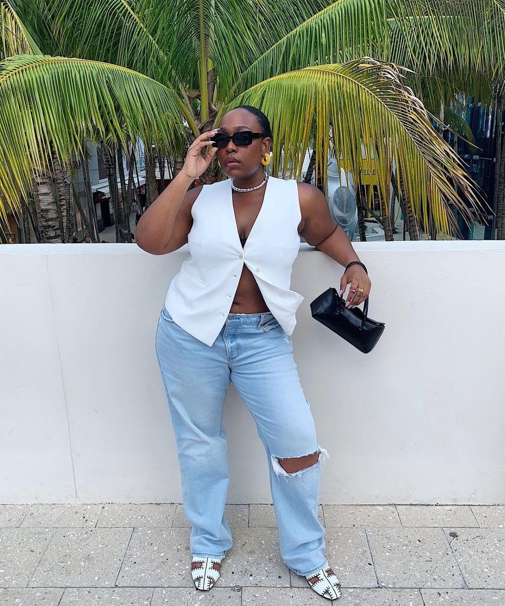 10 looks colete jeans calça alfaiataria para arrasar