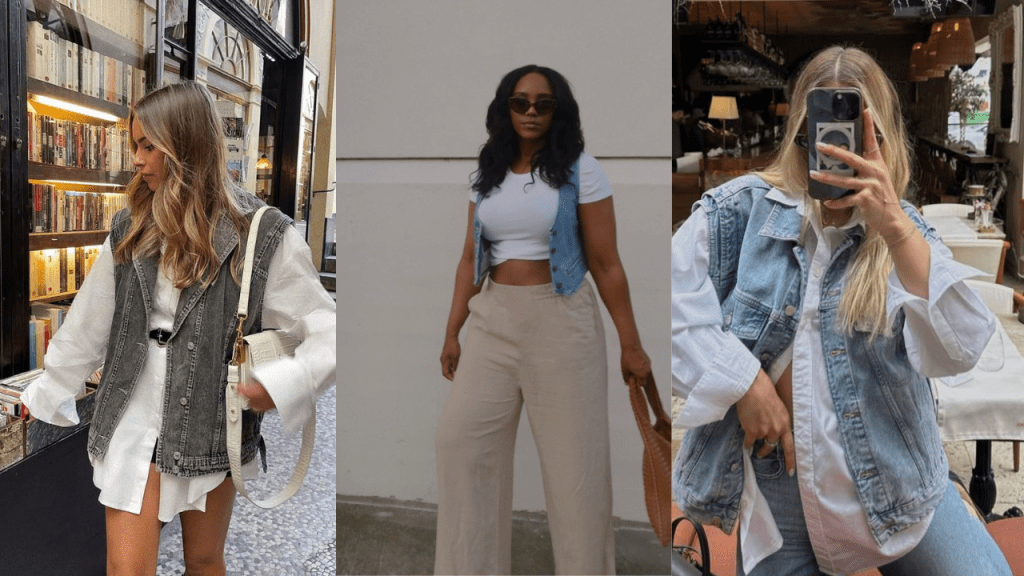 colete jeans ou blazer com calça alfaiataria qual escolher