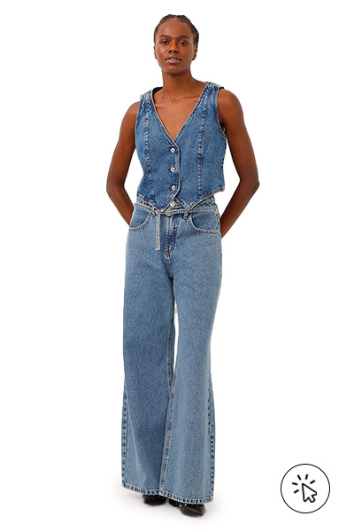 colete jeans ou blazer com calça alfaiataria qual escolher