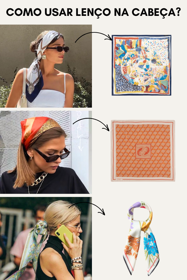 como usar lenço na cabeça