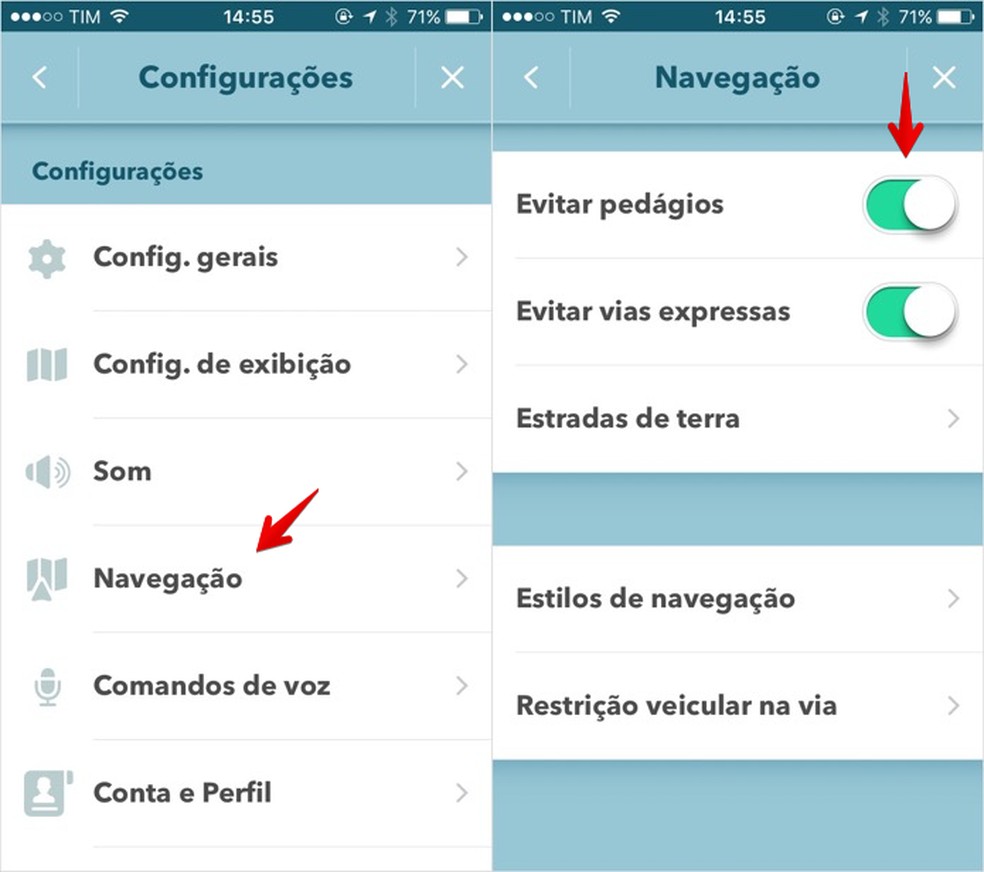 Como configurar o Waze para economizar combustível