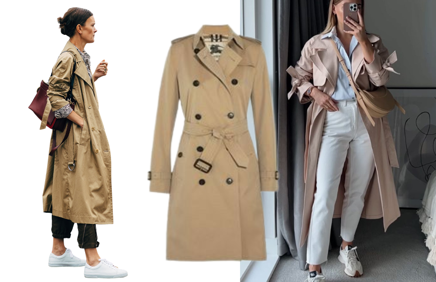 Trench coat bege impermeável