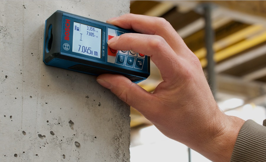 como usar uma trena a laser