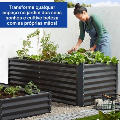 construir um canteiro elevado