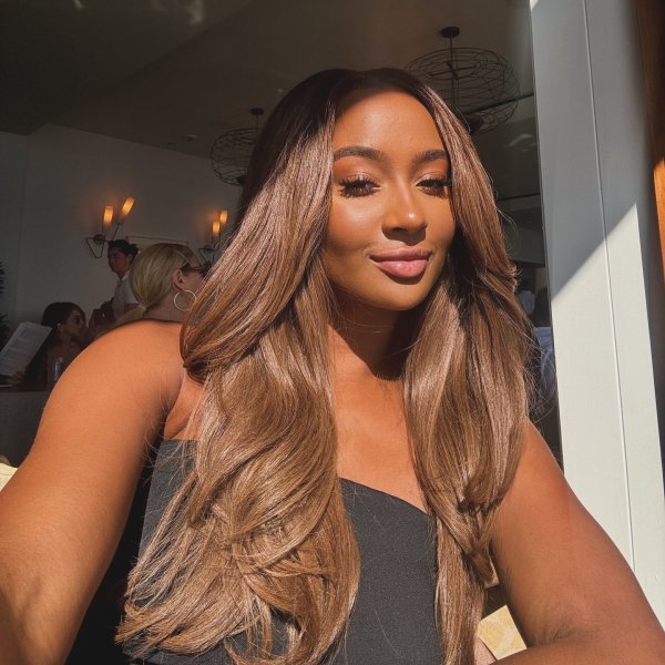 Cabelo avelã dourado