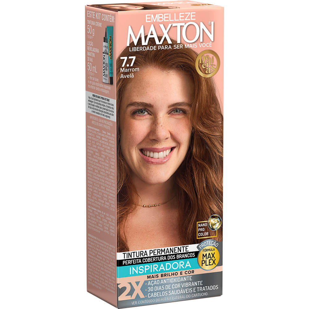 Cabelo avelã dourado
