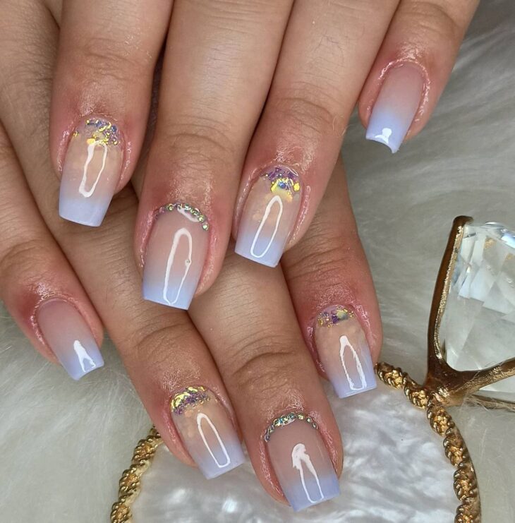 esmalte claro opaco vs. transparente