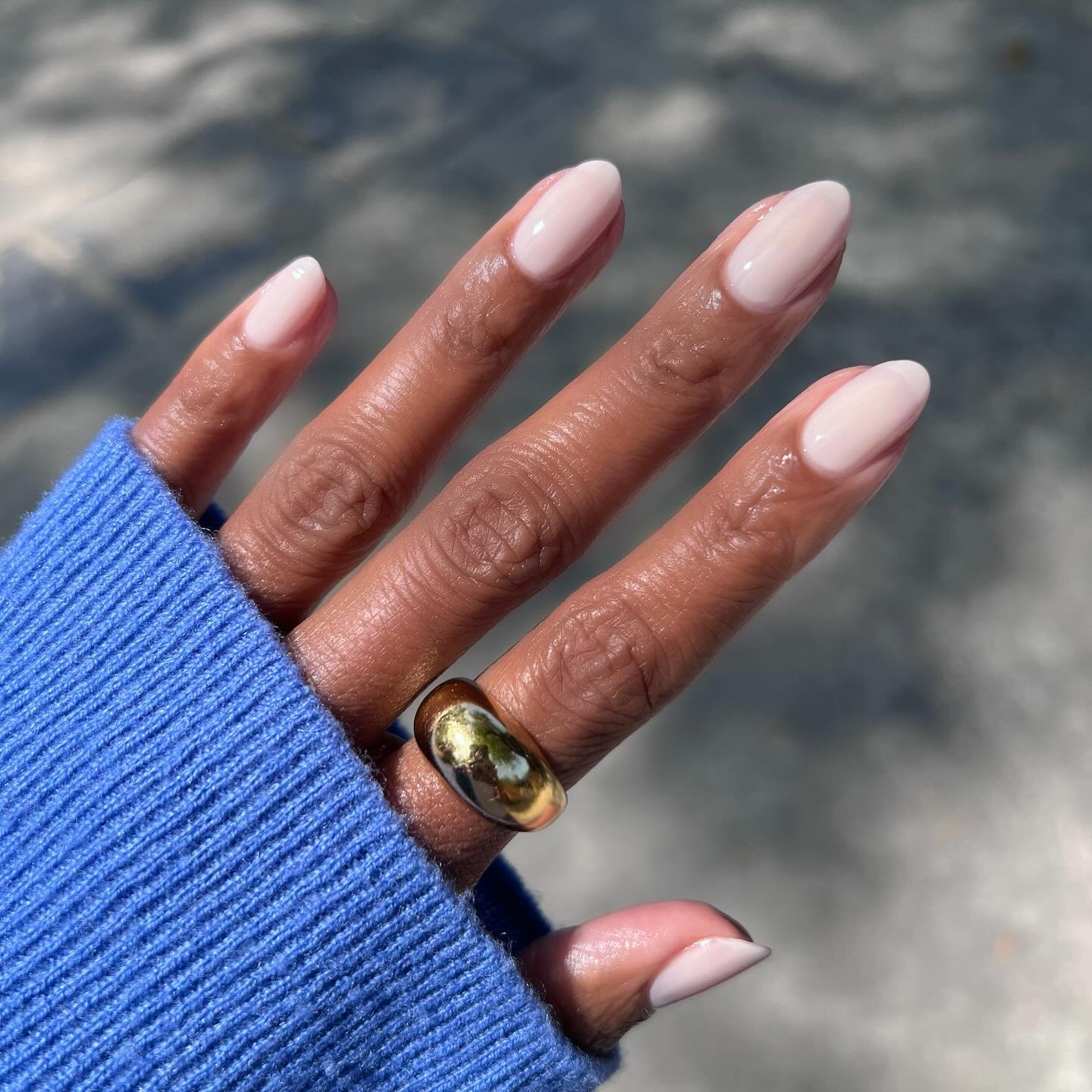 esmalte rosa bebê