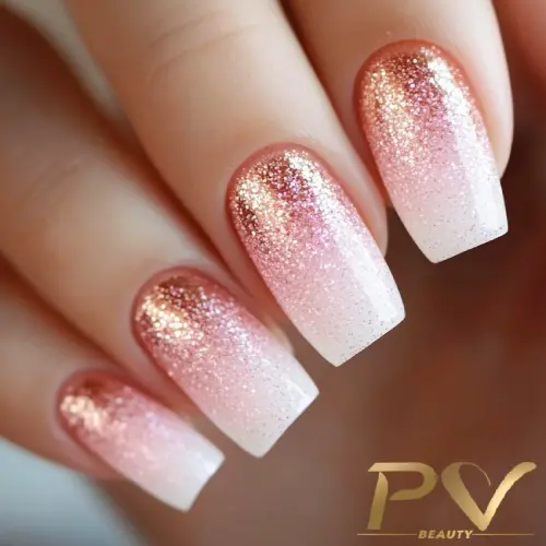 unhas de gel cores vibrantes