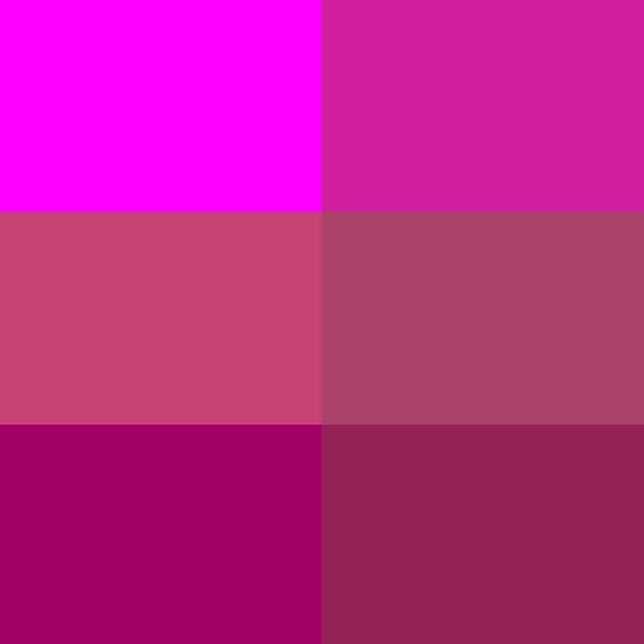 Paleta de cores fúcsia: ideias para casamentos e eventos