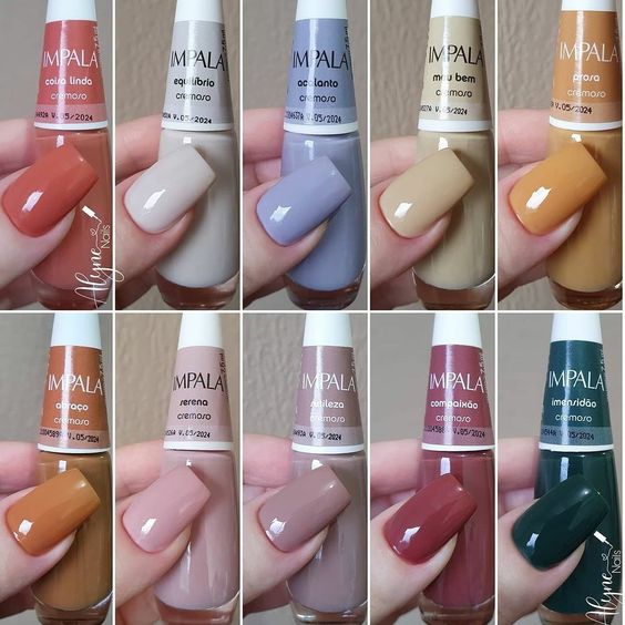 esmalte vermelho moderno