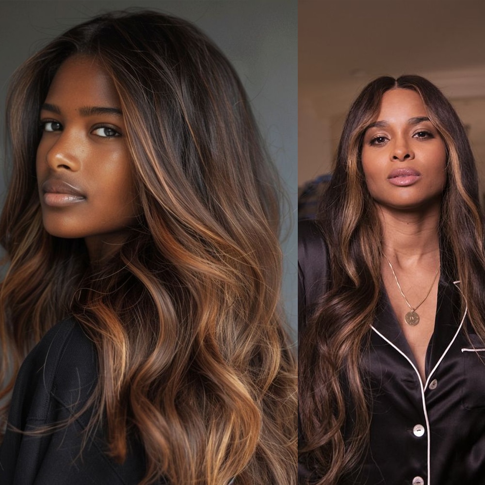 tendências de cores de cabelo