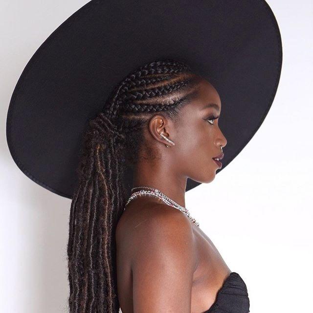 crochet braid cor pele negra