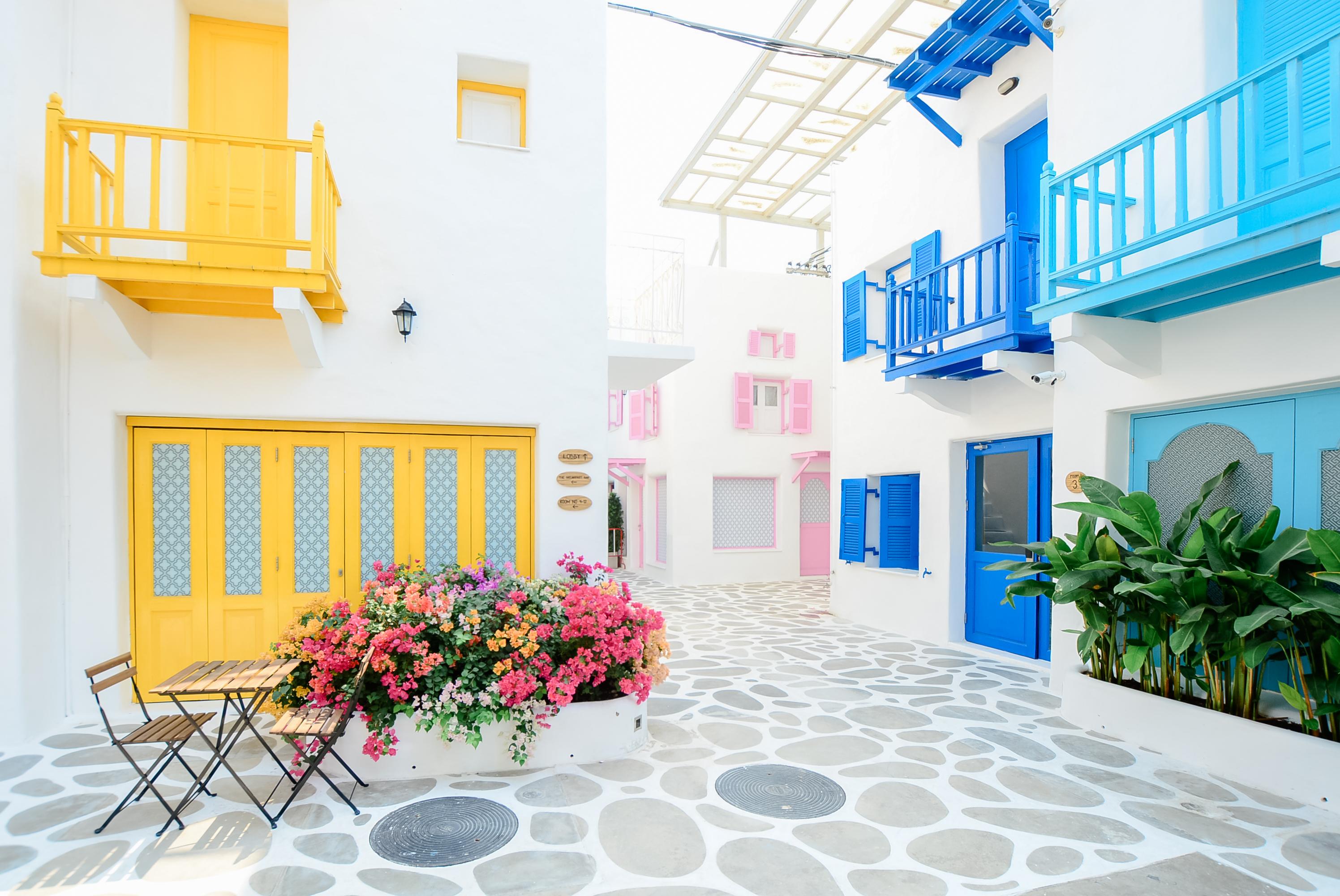 cores para muro com portão preto