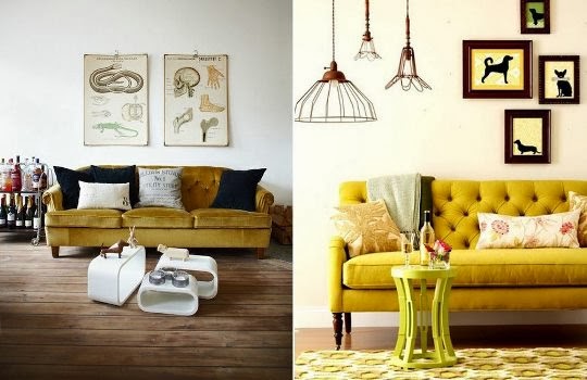amarelo mostarda em detalhes decorativos