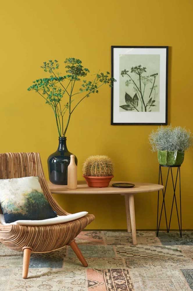amarelo mostarda com azul marinho interiores