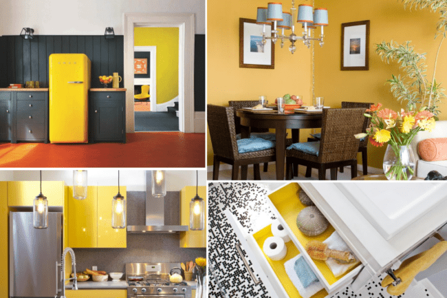 amarelo mostarda e tons terrosos decoração