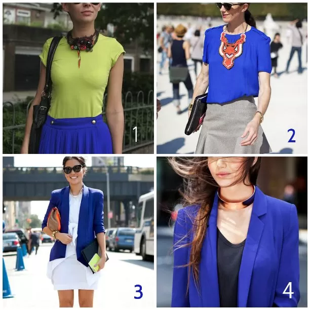 Tendências de moda: azul royal e as cores do momento