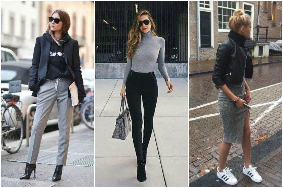 cores que combinam com cinza roupas