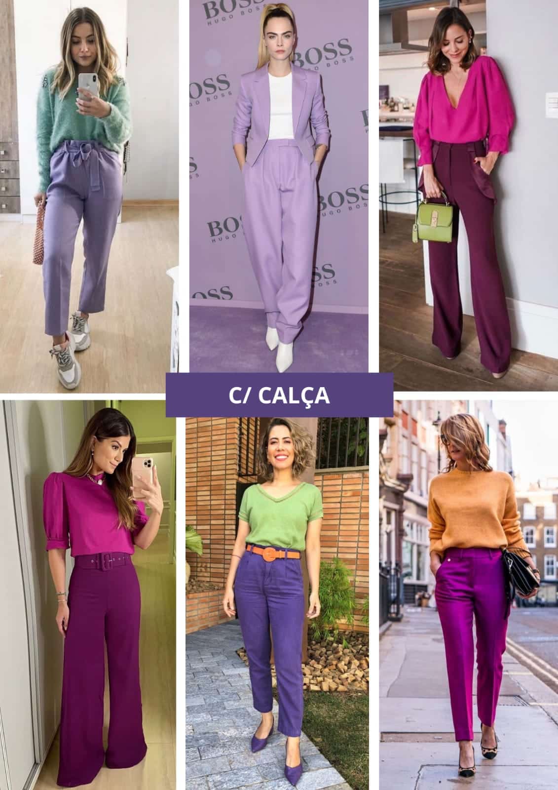 roxo escuro e branco