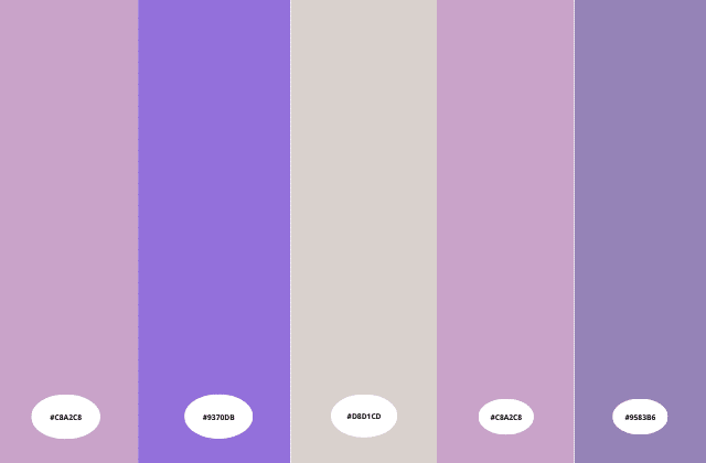 roxo escuro e preto