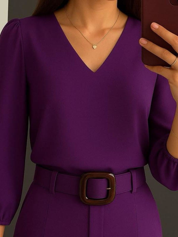roxo escuro e rosa seco