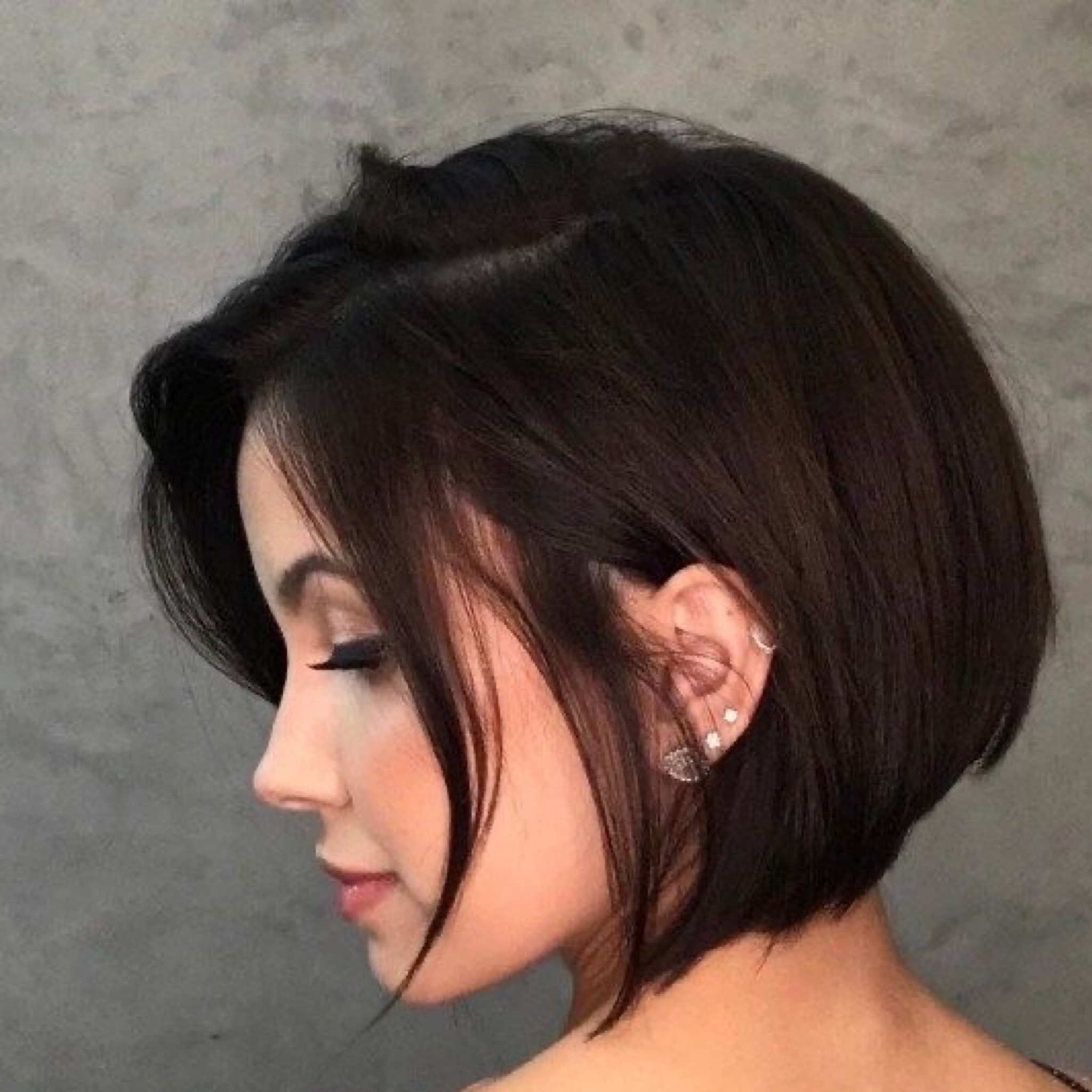 corte bob assimétrico