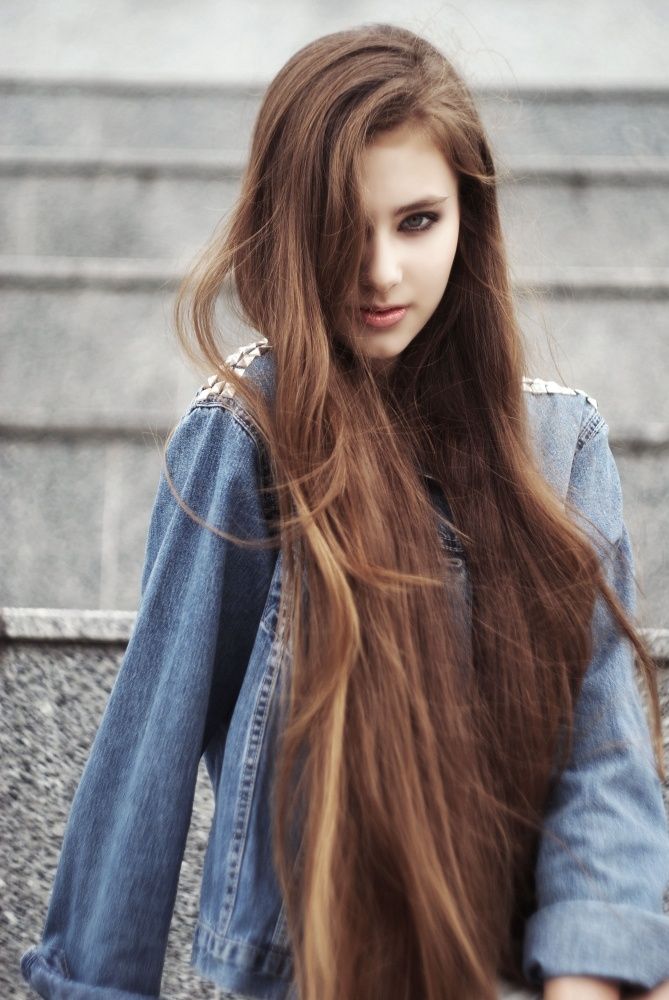 corte bordado cabelo longo