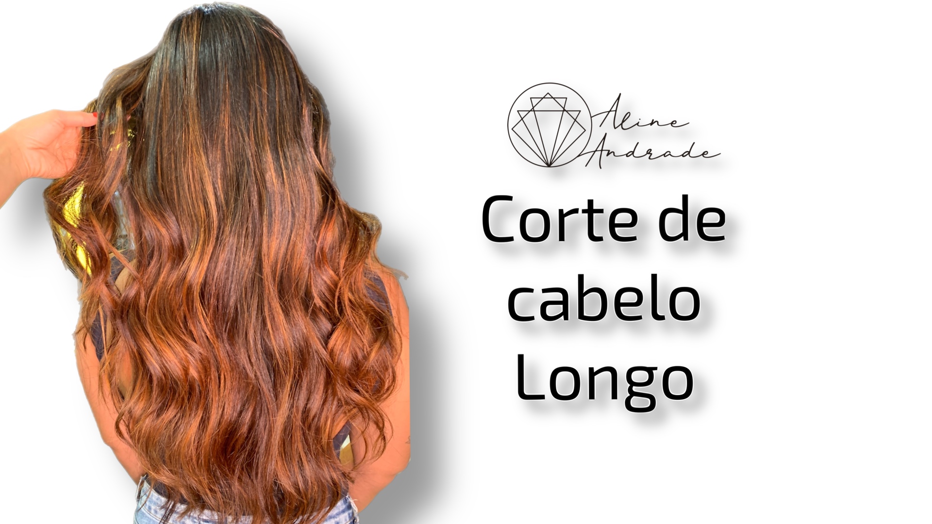 corte em U cabelo longo
