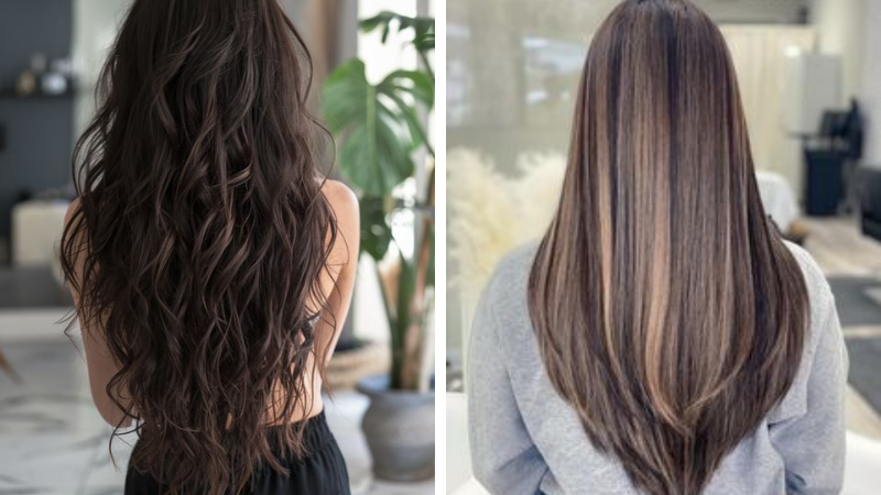 shaggy hair longo feminino