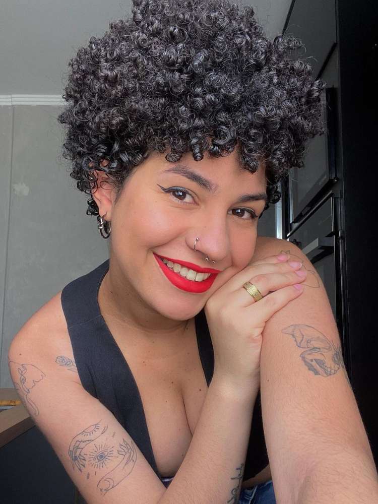 corte cabelo crespo feminino medio