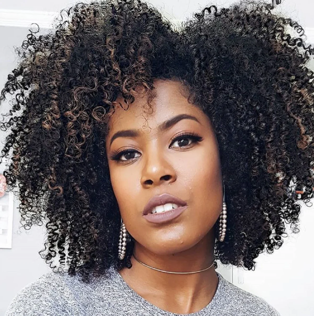 corte cabelo crespo feminino medio