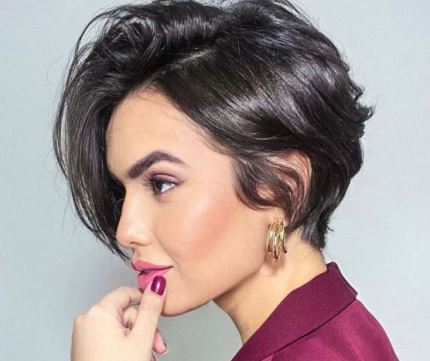 corte repicado cabelo fino