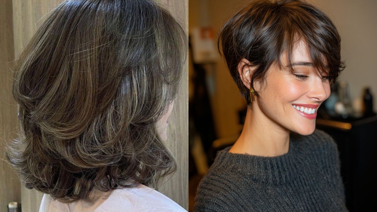 corte para afinar o rosto cabelo fino